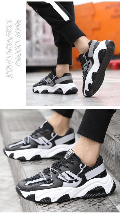 Men's Comfortable Mesh Running Shoes For Walking