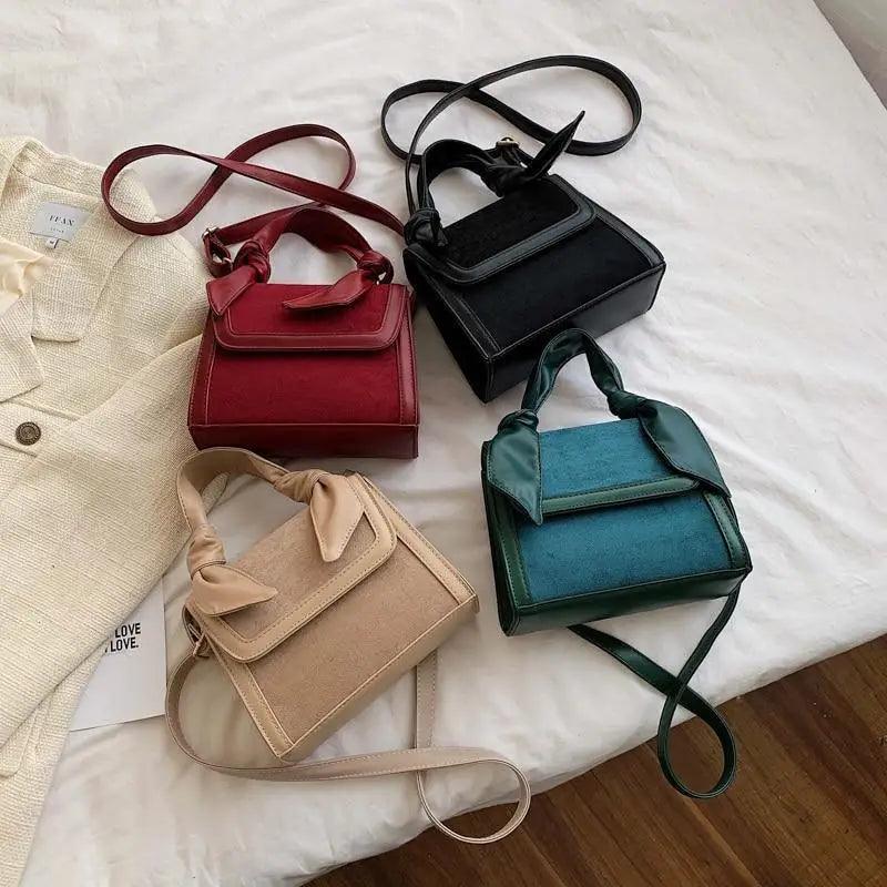 Stevvex New Classic Women's Shoulder Bag 4-color leather set red, black, beige, teal buckles on Tampa Home & Garden Store