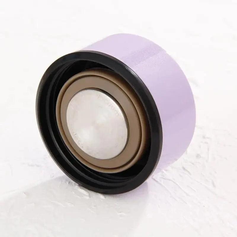 Stevvex 500ml thermos lid in purple with black gasket and metal inner disk on Tampa Home & Garden Store