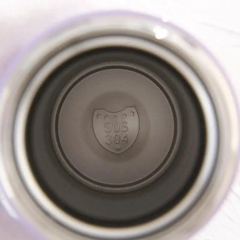 Stevvex 500ml smart thermos lid interior showing SUS 304 stainless steel stamp on Tampa Home & Garden Store