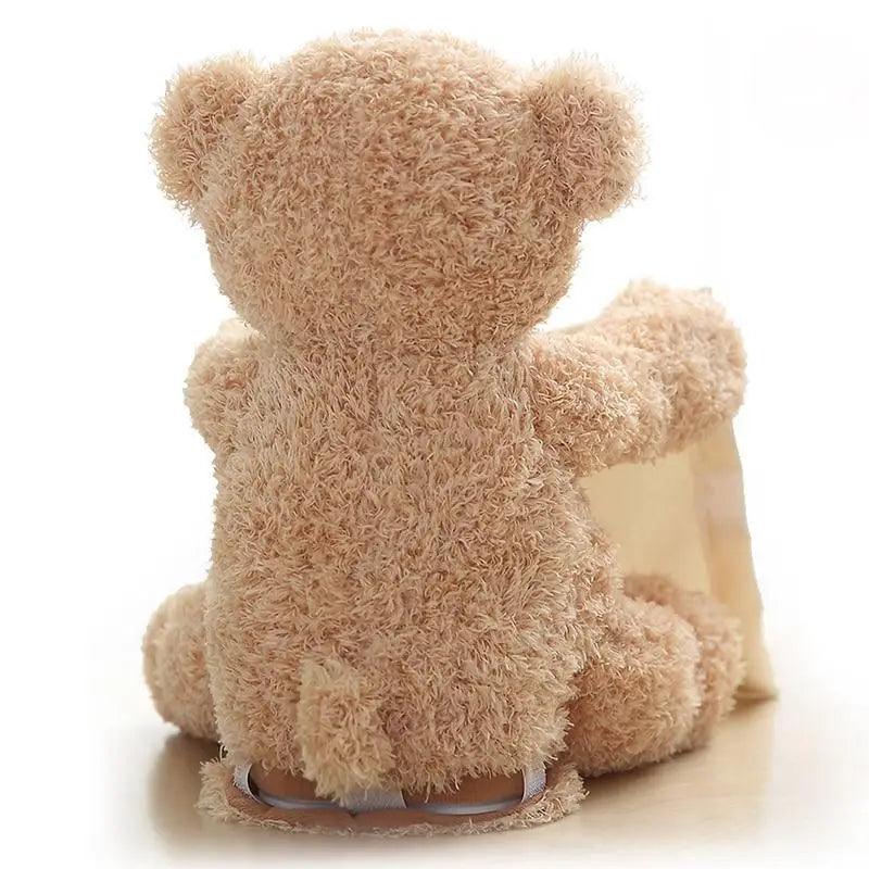 New Elegance 33cm bear plush toy with soft beige fur by Stevvex on Tampa Home & Garden Store
