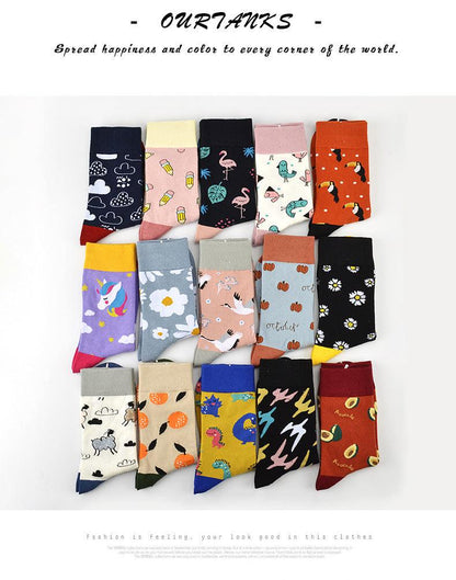 Stevvex crew socks set of 20 in shark, dinosaur, tiger, bear, dog patterns for unisex wear on Tampa Home & Garden Store