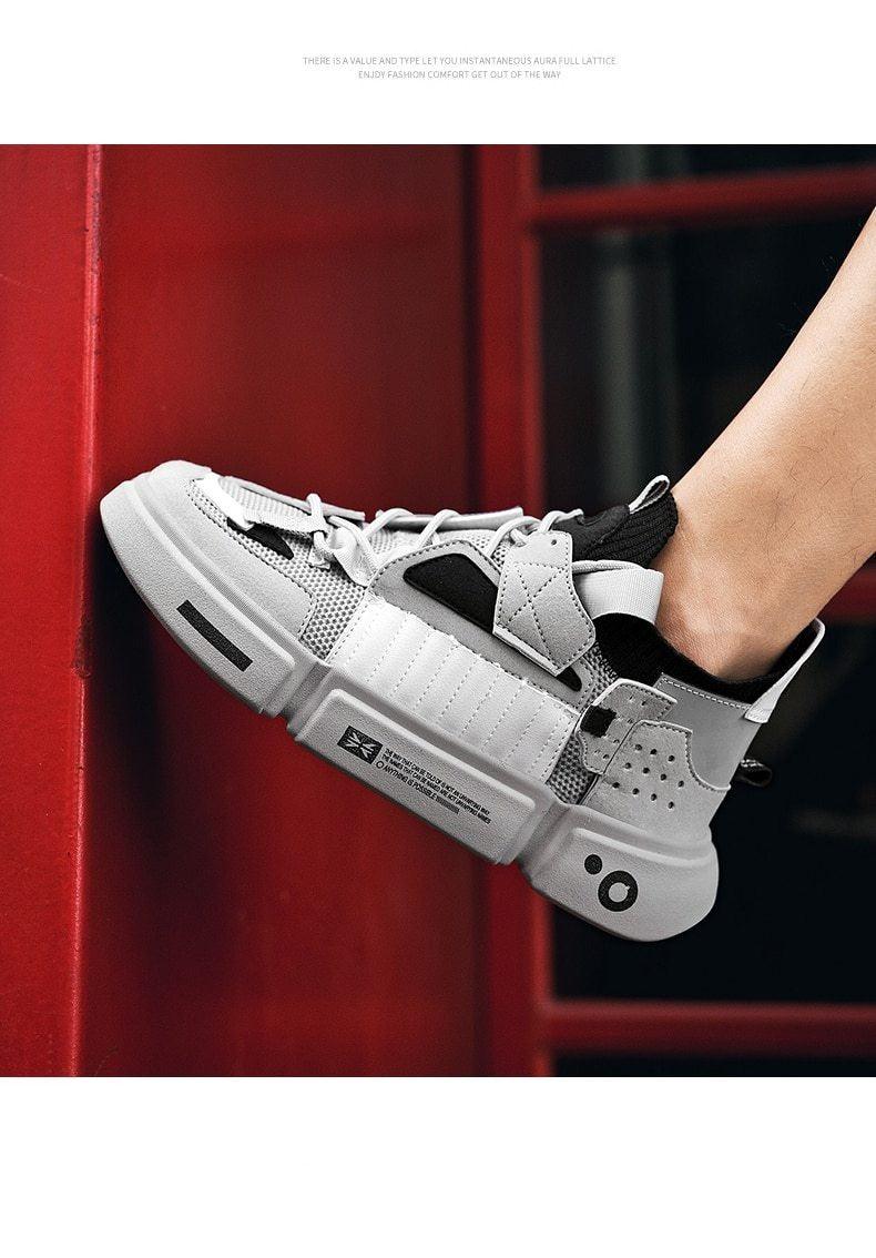 Stevvex ST85SH3544RFS athletic shoes white mesh upper with black accents cushioned sneakers on Tampa Home & Garden Store