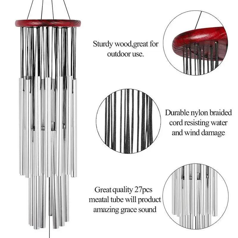 New Hot Wind Chimes Outdoor Large Deep Tone Gift