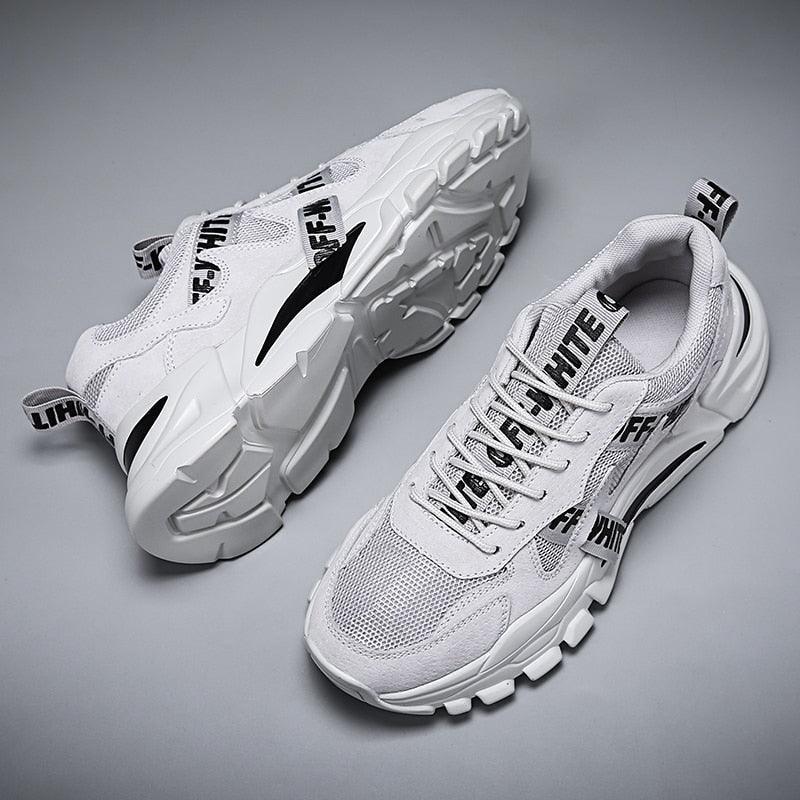 Men Breathable Mesh Casual Sneakers For Walking