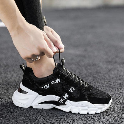 Men Breathable Mesh Casual Sneakers For Walking