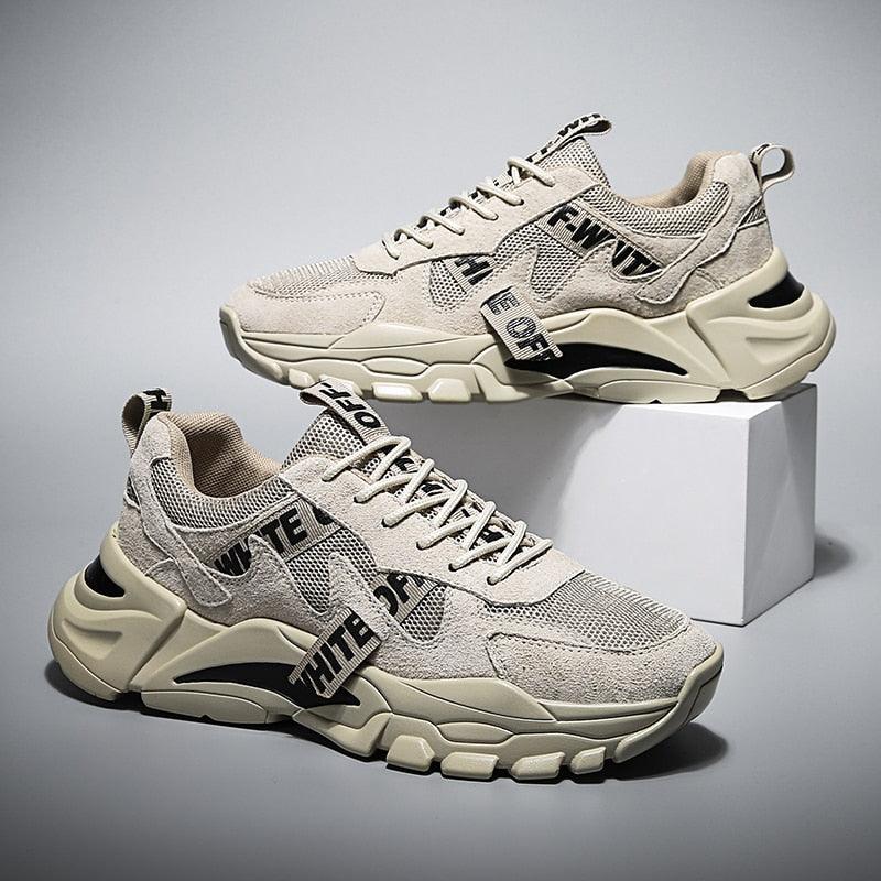 Men Breathable Mesh Casual Sneakers For Walking