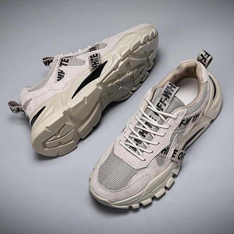Men Breathable Mesh Casual Sneakers For Walking