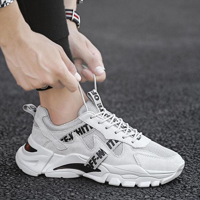Men Breathable Mesh Casual Sneakers For Walking