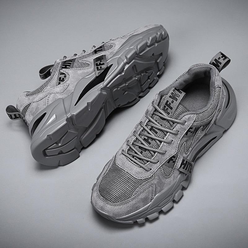 Men Breathable Mesh Casual Sneakers For Walking
