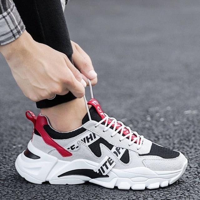 Men Breathable Mesh Casual Sneakers For Walking