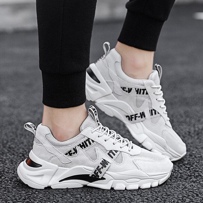 Men Breathable Mesh Casual Sneakers For Walking