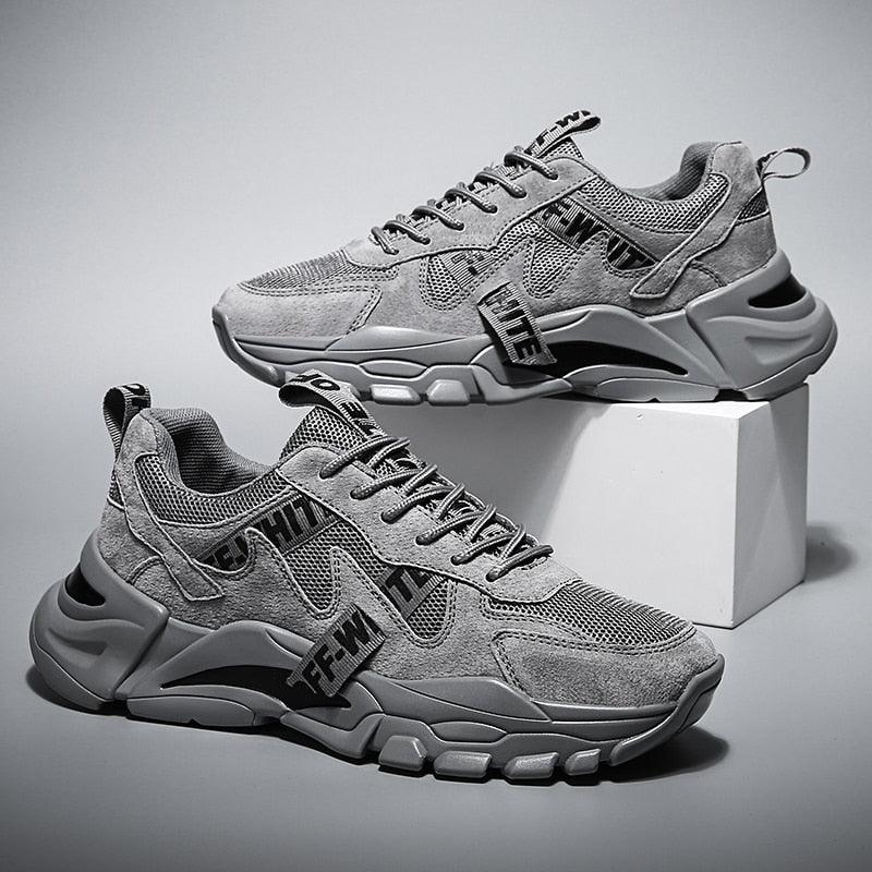 Men Breathable Mesh Casual Sneakers For Walking