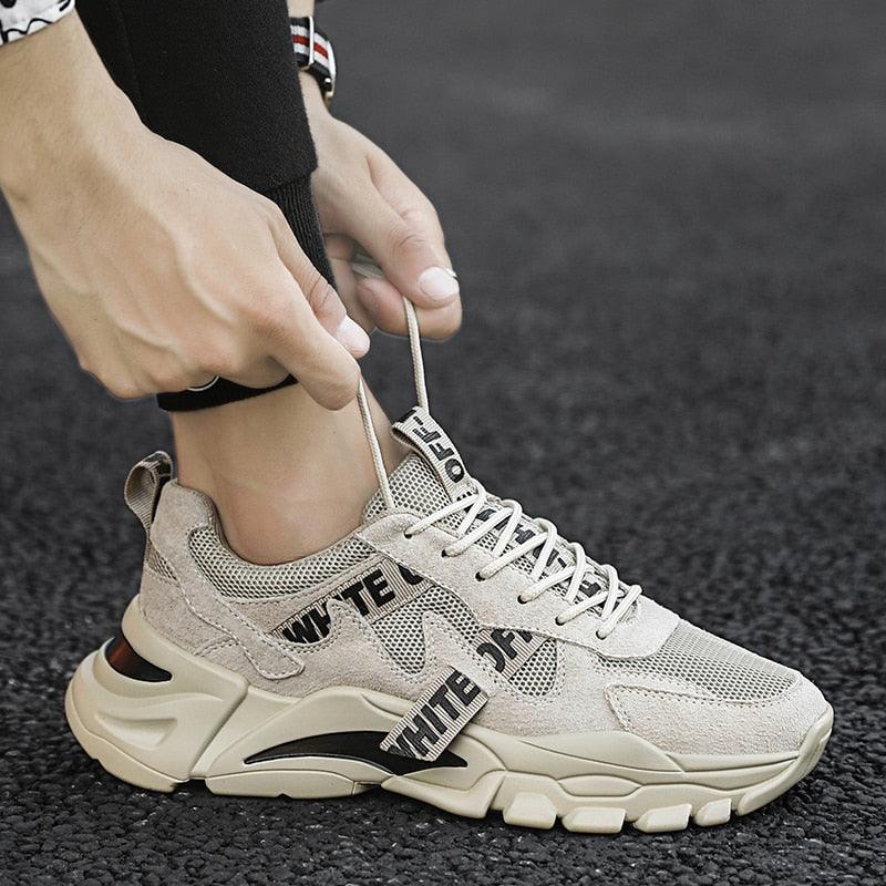 Men Breathable Mesh Casual Sneakers For Walking