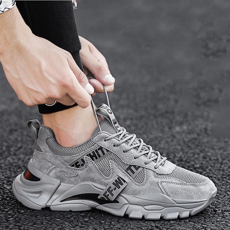 Men Breathable Mesh Casual Sneakers For Walking