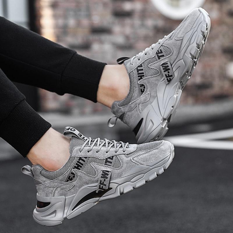 Men Breathable Mesh Casual Sneakers For Walking