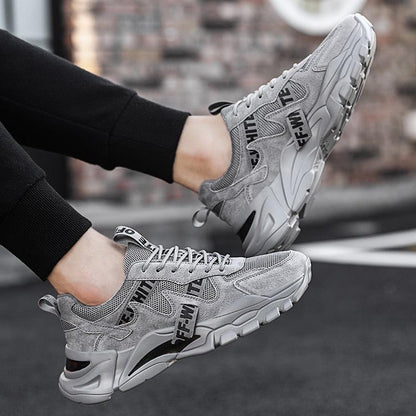 Men Breathable Mesh Casual Sneakers For Walking