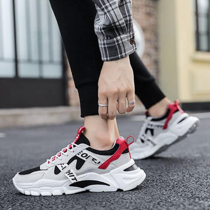 Men Breathable Mesh Casual Sneakers For Walking