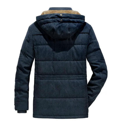 New Thick Warm Waterproof Hooded Jacket for Men
