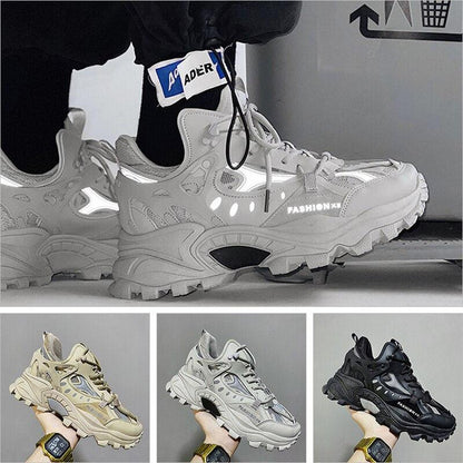 Stevvex ST85SH1210QJH sneakers collage of 4 colorways showing white chunky shoes on Tampa Home & Garden Store