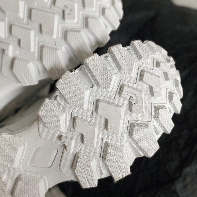 New Mens Sneakers white rugged sole running shoes with thick tread on Tampa Home & Garden Store