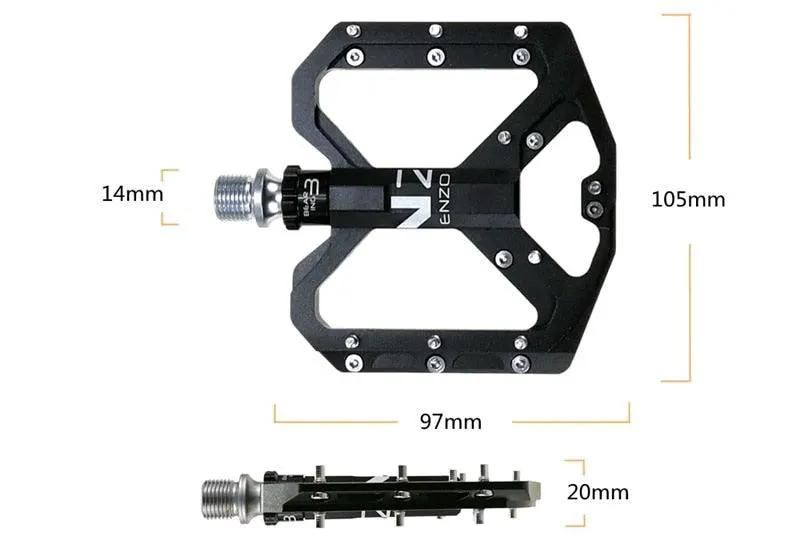 Mountain Bike Pedals Platform Non Slip Alloy 9 16