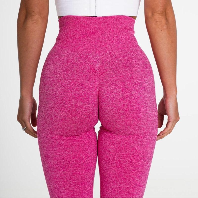Stevvex pink seamless leggings high-waist workout tights for women lifting fit on Tampa Home & Garden Store