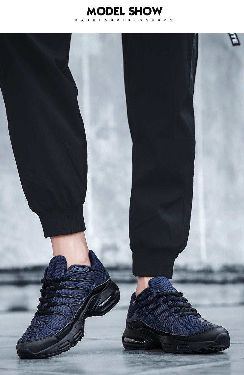 Sneakers Stevvex ST85SH3720SKY navy running shoes with breathable mesh upper on Tampa Home & Garden Store