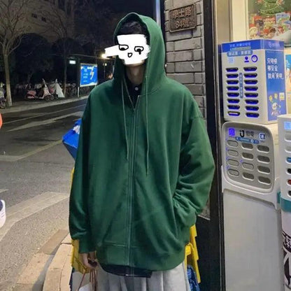 Stevvex green oversized fleece hoodie for men with front pockets and drawstrings on Tampa Home & Garden Store
