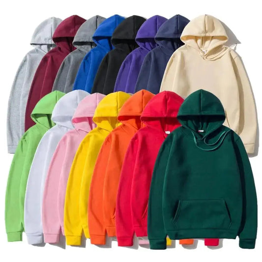 Stevvex solid-color hoodies set of 20 fleece sweatshirts in assorted hues on Tampa Home & Garden Store