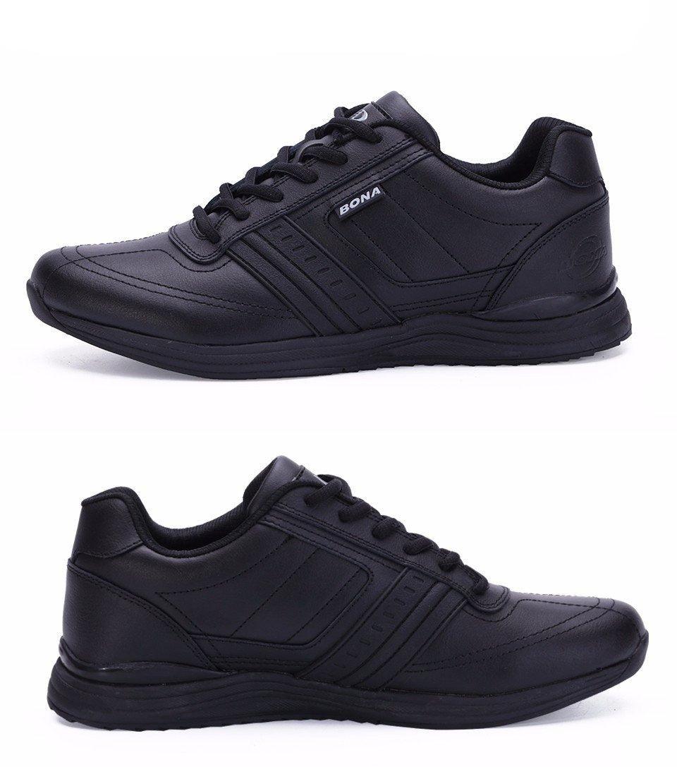 New stylish men's walking shoes with black upper and BONA patch on Tampa Home & Garden Store