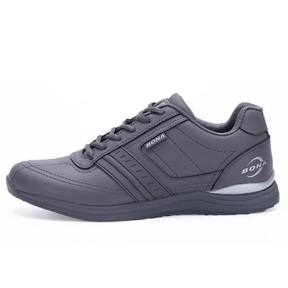 Athletic walking shoe Stevvex grey with Bona logo on side on Tampa Home & Garden Store