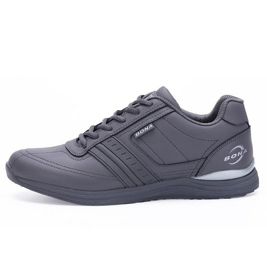 Athletic walking shoe Stevvex grey with Bona logo on side on Tampa Home & Garden Store