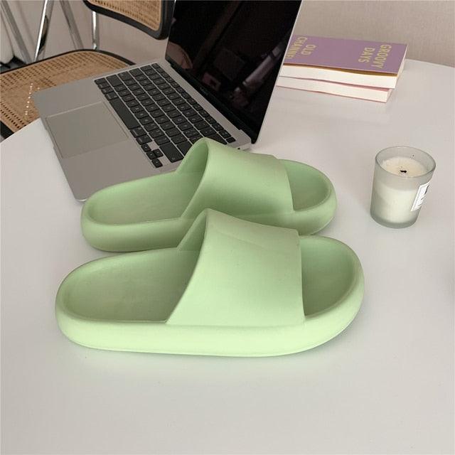 Soft Eva Light Sandal for Indoor and Outdoor Wear mint green EVA slippers pair Stevvex on Tampa Home & Garden Store