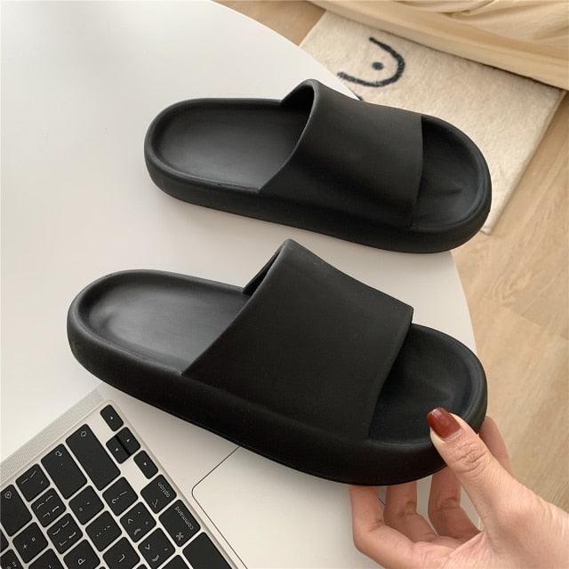 Soft Eva Light Sandal Stevvex black EVA slide slippers, pair, indoor outdoor wear ST85SH2745HHS on Tampa Home & Garden Store