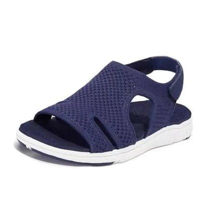 Summer Women Sandals Flat Slip on Buckle Strap