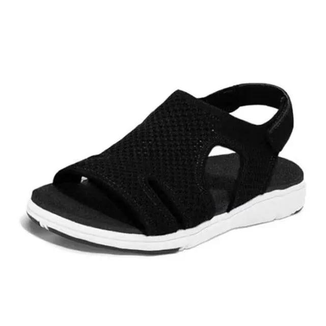 Summer Women Sandals Flat Slip on Buckle Strap