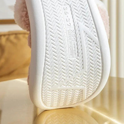 Thick Sole Christmas Deer Slippers for Women