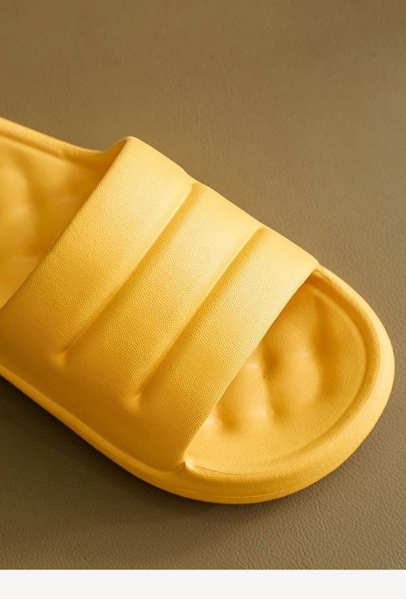 Thick EVA sofa slides yellow open toe indoor slippers Stevvex on Tampa Home & Garden Store