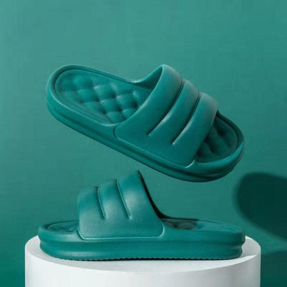 Stevvex EVA sofa slides teal thick cushioned sole open-toe anti-slip indoor sandals on Tampa Home & Garden Store