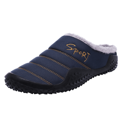 Men Winter Slippers Warm Memory Foam Indoor Shoes