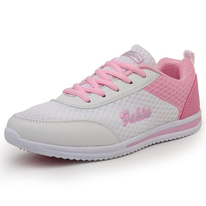 Womens purple casual sneakers Stevvex breathable mesh pink laces non-slip sole on Tampa Home & Garden Store