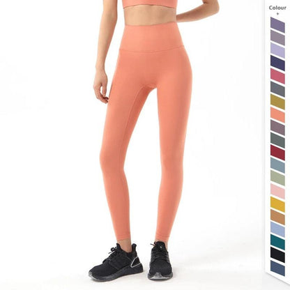 Stevvex women's peach yoga pants high-waist leggings with pocket, stretchy workout leggings on Tampa Home & Garden Store