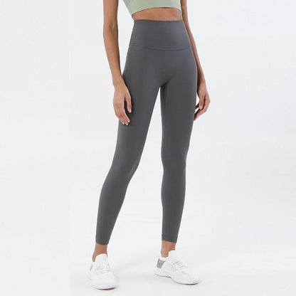 Yoga leggings Stevvex women's dark gray high-waist with pocket for workouts and running on Tampa Home & Garden Store
