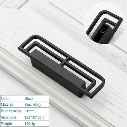 Zinc Alloy Antique Copper Door Handle for Cabinet