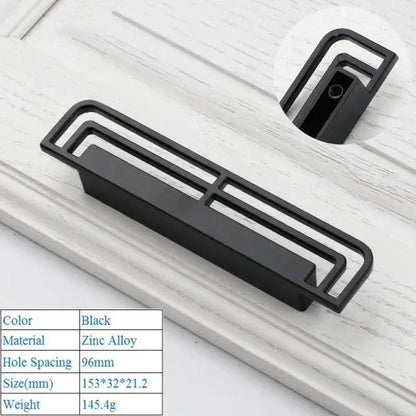 Zinc Alloy Antique Copper Door Handle for Cabinet