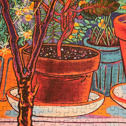 New Year's Eve Plant Party Puzzle 1000 Pieces