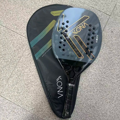 Beach tennis rackets set carbon fiber black with gold accents and carry bag EstaliosFit 2 rackets on Tampa Home & Garden Store
