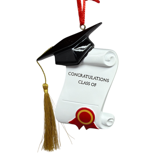 Graduation Ornament with Cap and Tassle - Tampa Home & Garden Store