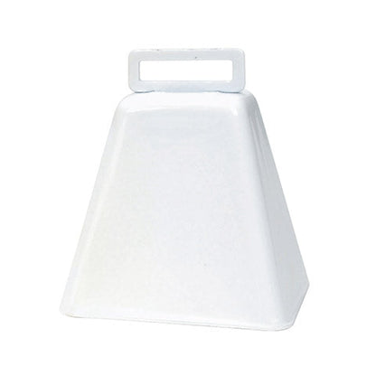 Cencerro de metal de 3 pulgadas - Blanco